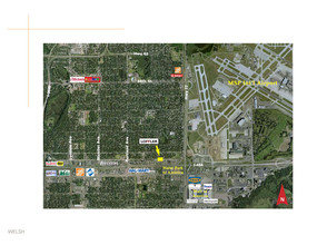 1101 E 78th St, Bloomington, MN - aerial  map view