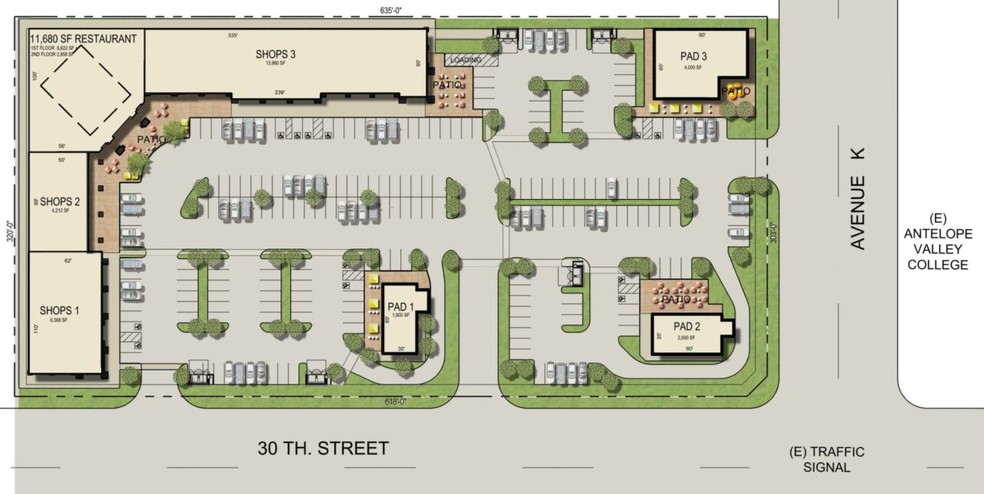 Swc Avenue K & 30th Street West, Lancaster, CA for lease - Site Plan - Image 2 of 2
