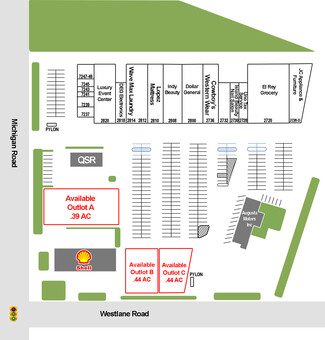 More details for 71st St, Indianapolis, IN - Land for Lease