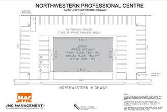 24500 Northwestern Hwy, Southfield, MI for lease Site Plan- Image 1 of 2