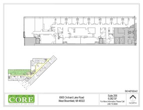 6900 Orchard Lake Rd, West Bloomfield, MI for lease Floor Plan- Image 1 of 1