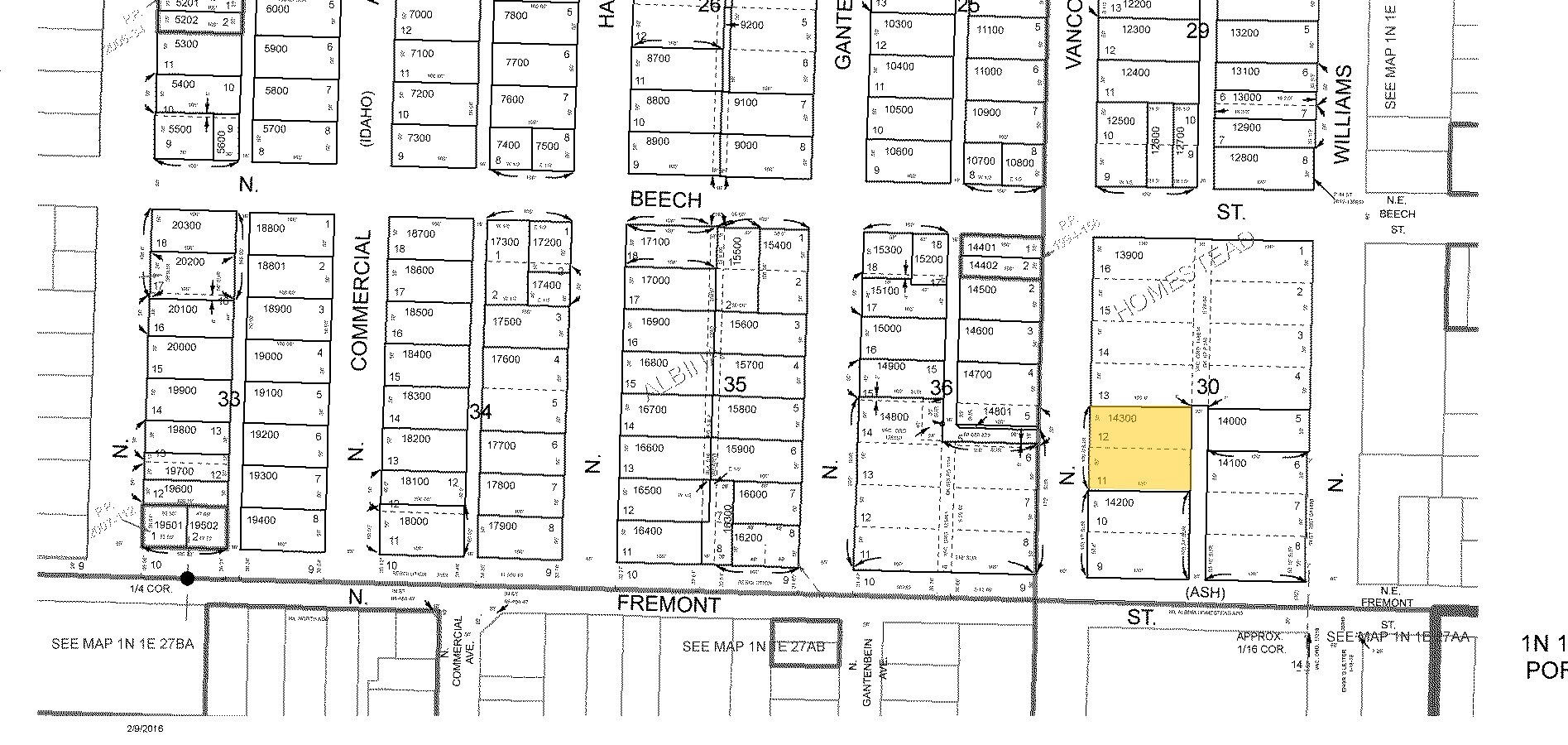 3530 N Vancouver Ave, Portland, OR for sale Plat Map- Image 1 of 1