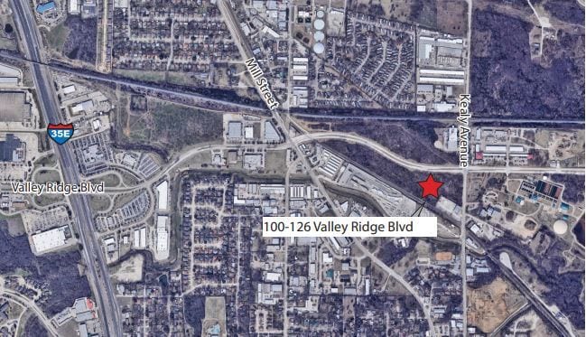 100-126 Valley Ridge Blvd, Lewisville, TX for lease - Aerial - Image 2 of 7