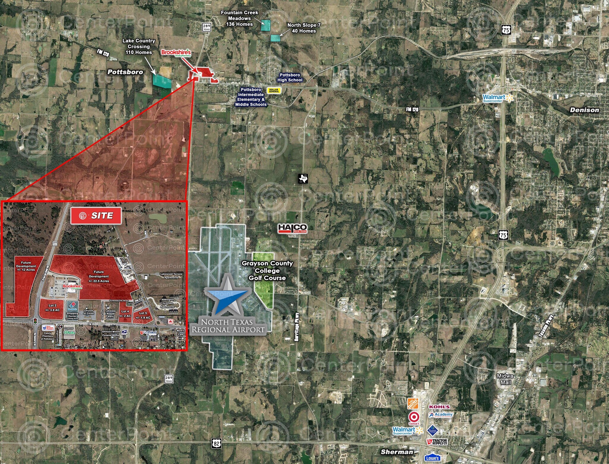 NWC Preston Rd & FM 120, Pottsboro, TX 75076 Land Property for Sale