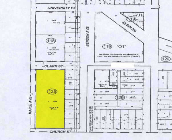 900-950 Church St, Evanston, IL for lease - Plat Map - Image 3 of 11