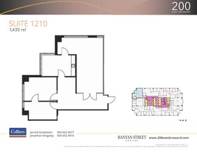 200 E Broward Blvd, Fort Lauderdale, FL for lease Floor Plan- Image 1 of 2