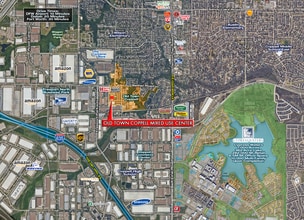 767 W Main St, Coppell, TX - AERIAL  map view