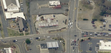 100 S Polk St, Pineville, NC - aerial  map view - Image1