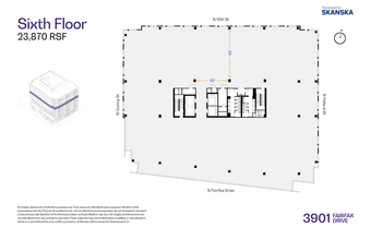 3901 N Fairfax Dr, Arlington, VA for lease Floor Plan- Image 1 of 4