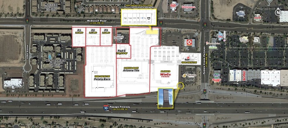 NWC I-10 Frwy & Pebble Creek Pky, Goodyear, AZ 85395 | LoopNet