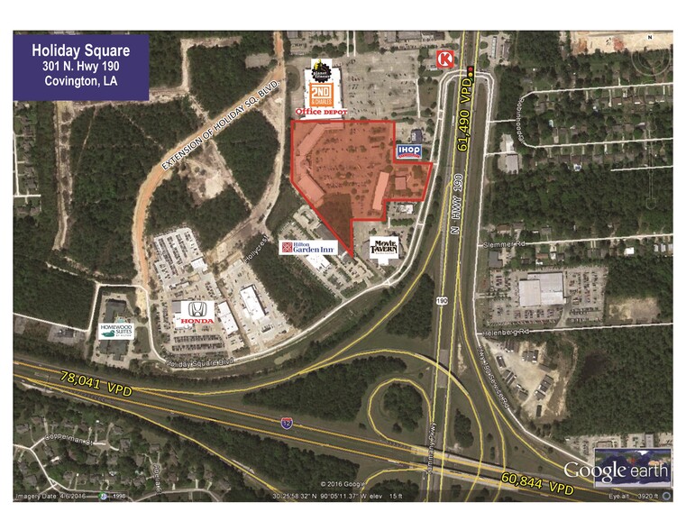 301 N Highway 190, Covington, LA for lease - Aerial - Image 1 of 4