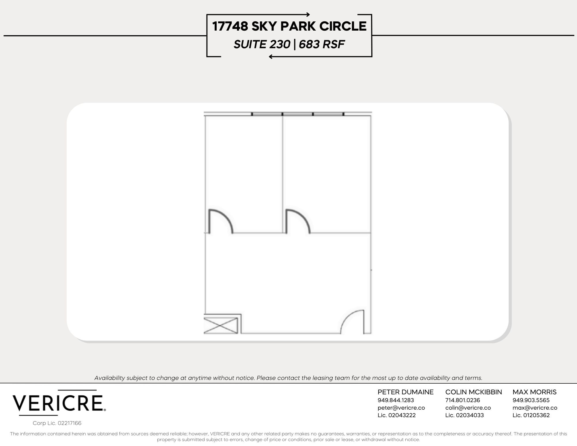 17752 Sky Park Cir, Irvine, CA for lease Floor Plan- Image 1 of 1