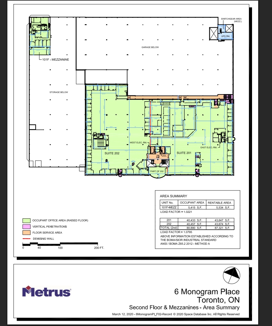 6 Monogram Pl, Toronto, ON for lease Floor Plan- Image 1 of 2