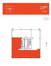 600 B St, San Diego, CA for lease Floor Plan- Image 1 of 1