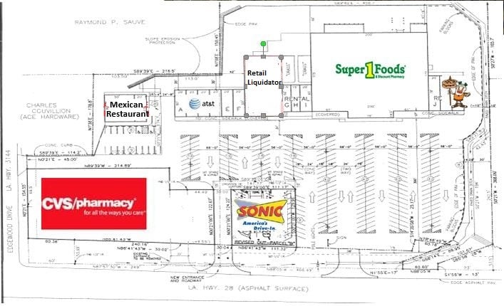 3115 Highway 28 E, Pineville, LA for lease - Site Plan - Image 2 of 4