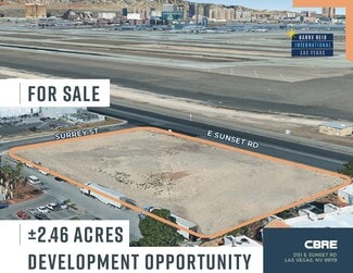 More details for 2151 E Sunset Rd, Las Vegas, NV - Land for Sale