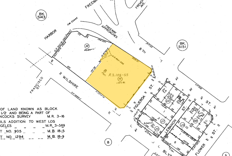 735 S Figueroa St, Los Angeles, CA for sale Plat Map- Image 1 of 1