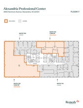 4660 Kenmore Ave, Alexandria, VA for lease Floor Plan- Image 1 of 2