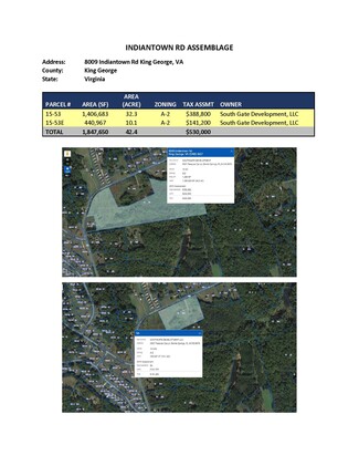 More details for 8009 Indiantown Rd, King George, VA - Land for Sale