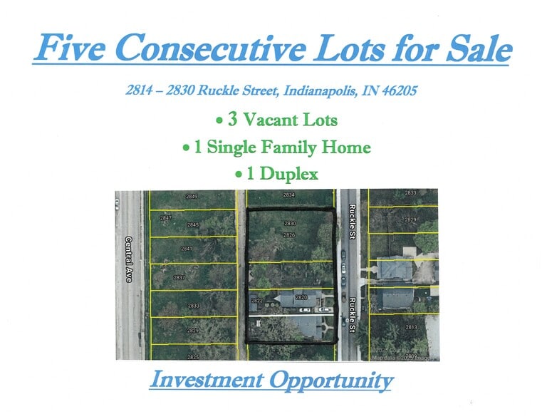 2830 Ruckle St, Indianapolis, IN for sale - Primary Photo - Image 1 of 9