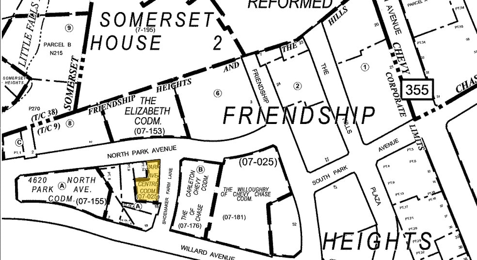 4600 N Park Ave, Chevy Chase, MD for sale - Plat Map - Image 2 of 60
