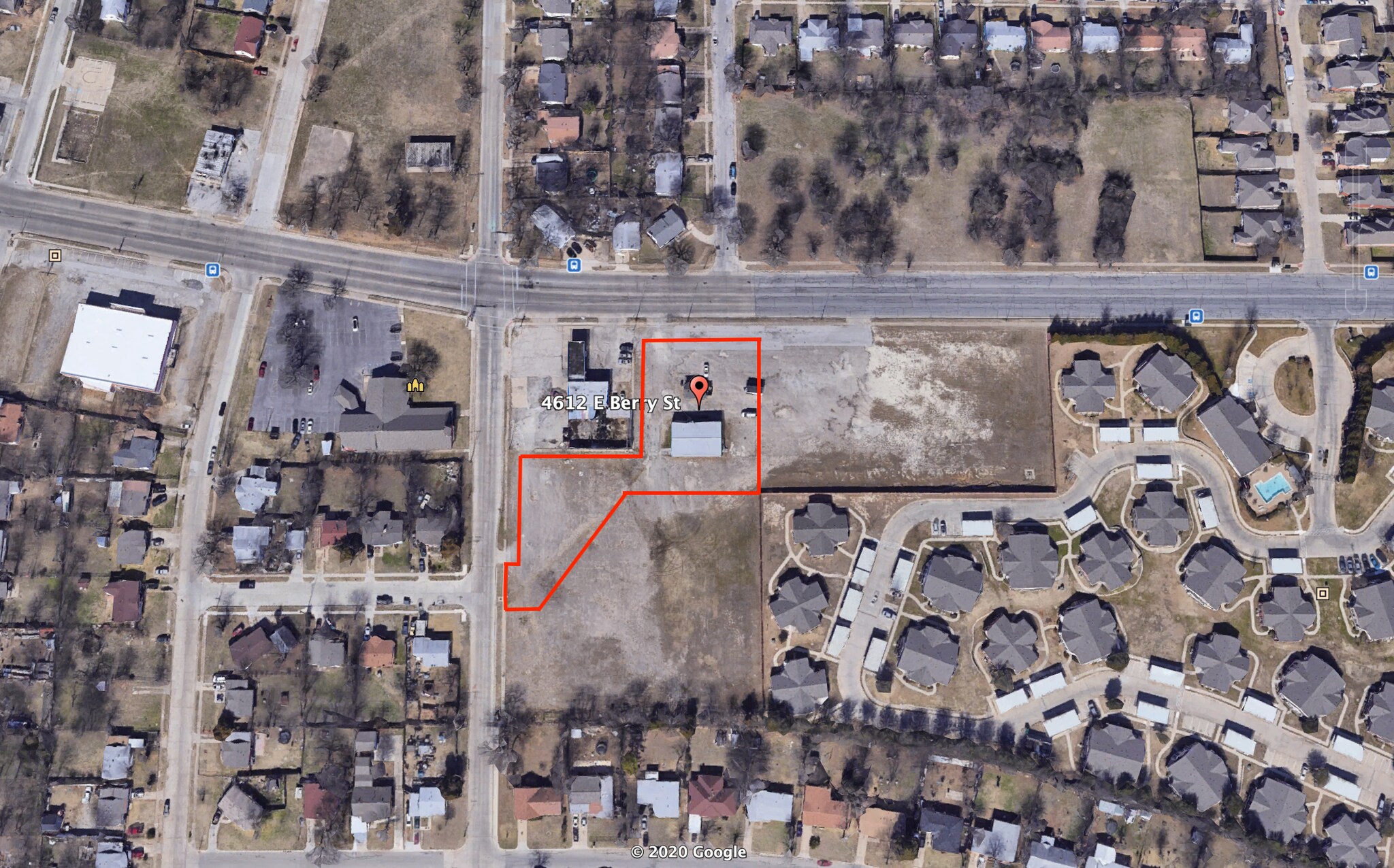 4612 E Berry St, Fort Worth, TX for sale Aerial- Image 1 of 1