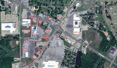 2801 Virginia Ln, Corinth, MS - AERIAL  map view