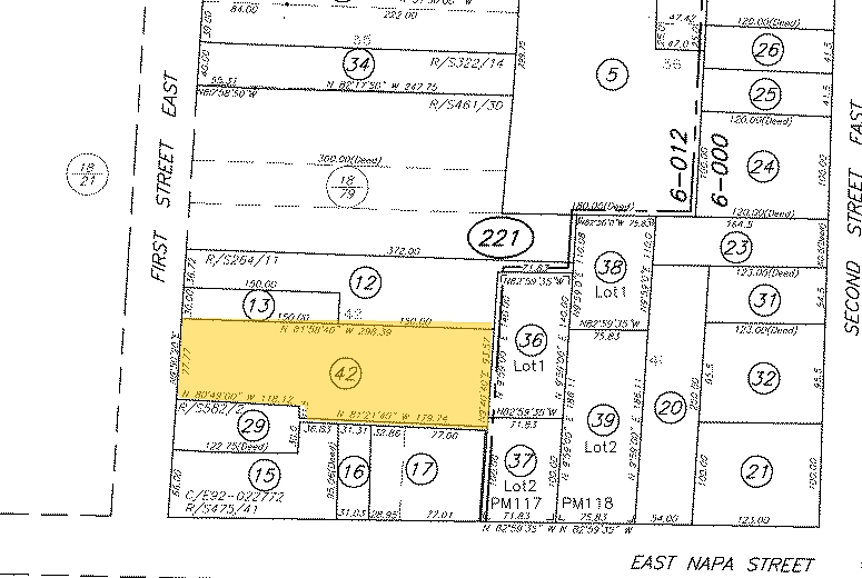 470 1st St E, Sonoma, CA for lease - Plat Map - Image 2 of 9