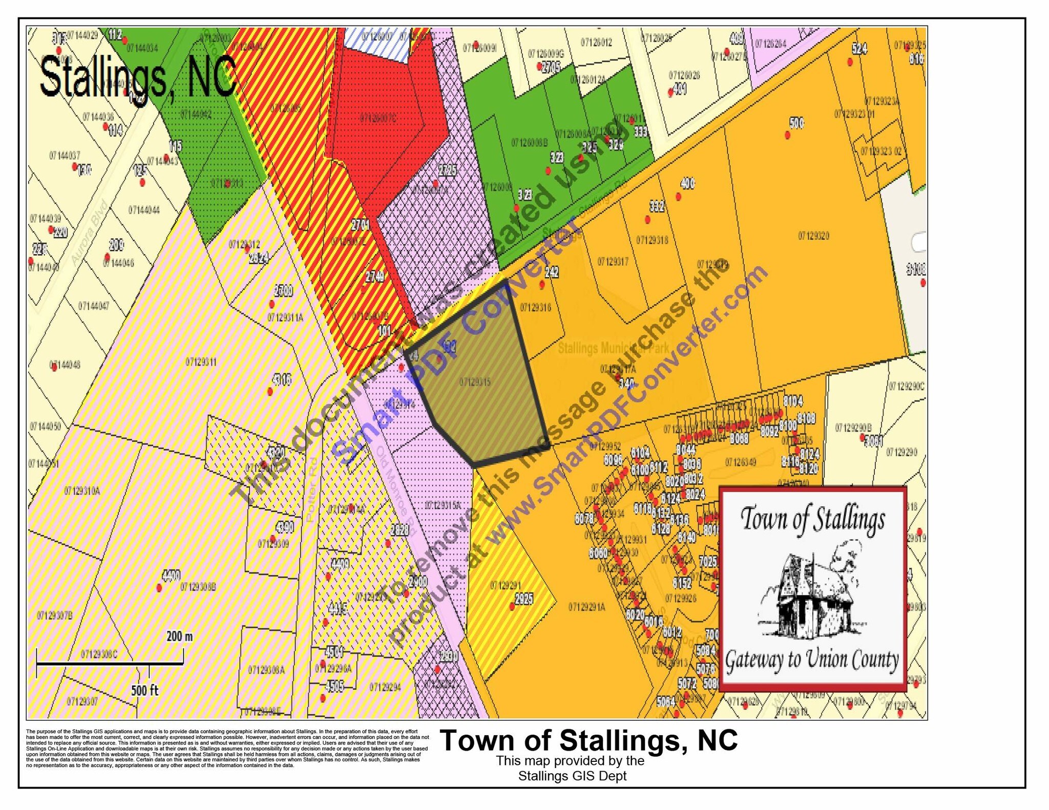 132 Stallings Rd, Stallings, NC 28104 Land for Sale