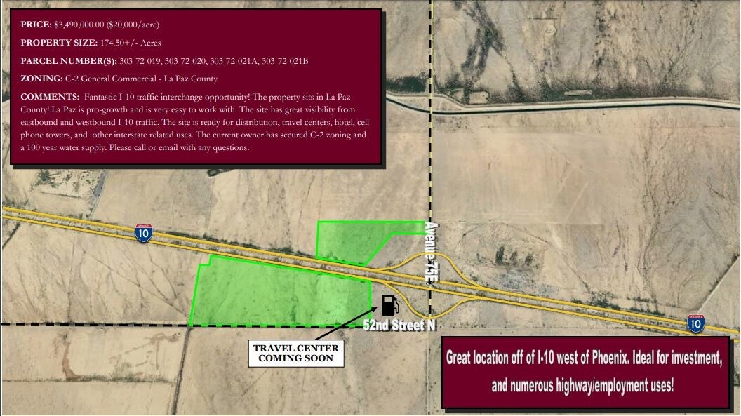 I10 & Avenue 75 E, Salome, AZ 85348