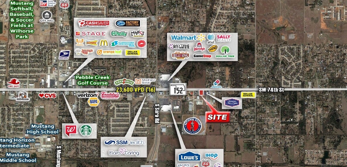 1240 E State Hwy 152, Mustang, OK for sale Building Photo- Image 1 of 1