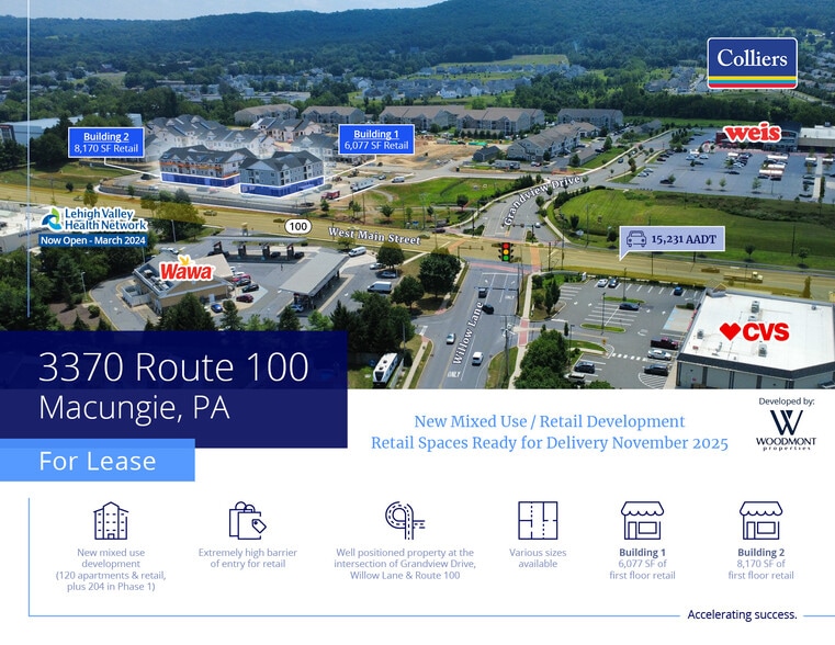 3370 Route 100, Macungie, PA for lease - Building Photo - Image 1 of 1
