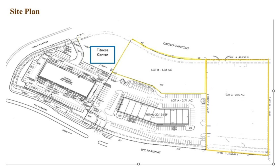 4250 Tpc Pky, San Antonio, TX for lease - Site Plan - Image 3 of 3