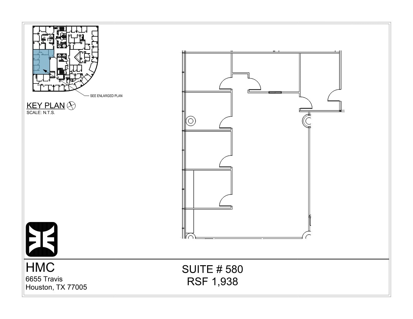 6655 Travis St, Houston, TX for lease Floor Plan- Image 1 of 1