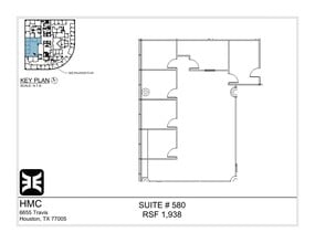 6655 Travis St, Houston, TX for lease Floor Plan- Image 1 of 1