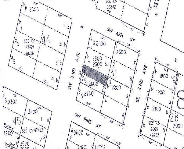 122 SW 3rd Ave, Portland, OR for sale Plat Map- Image 1 of 1