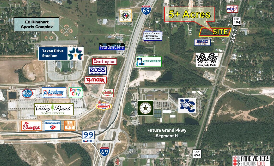 21194 Loop 494, New Caney, TX for sale Aerial- Image 1 of 1