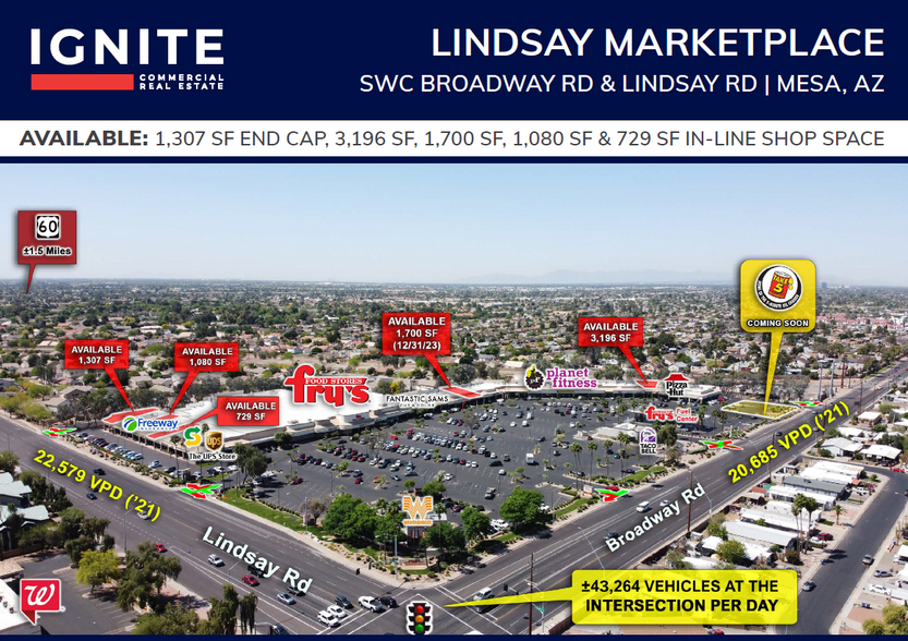 SWC Broadway & Lindsay, Mesa, AZ for sale - Building Photo - Image 1 of 1