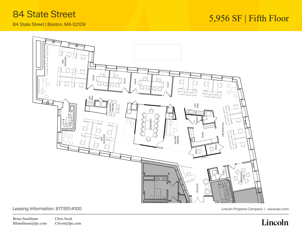 84 State St, Boston, MA for lease Floor Plan- Image 1 of 1