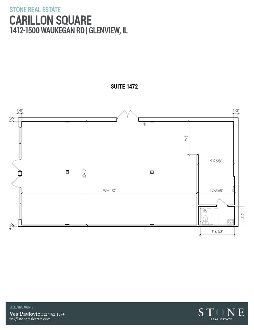 1412-1500 Waukegan Rd, Glenview, IL for lease Interior Photo- Image 1 of 1