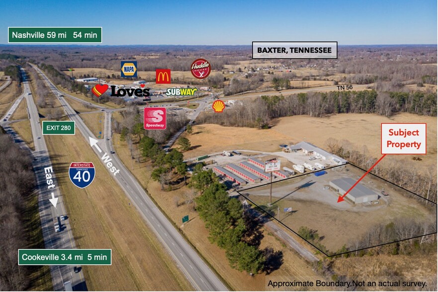 1140 First Ave S, Baxter, TN for sale - Aerial - Image 1 of 1