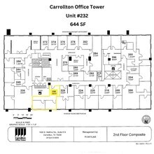 1925 E Belt Line Rd, Carrollton, TX for lease Floor Plan- Image 2 of 2