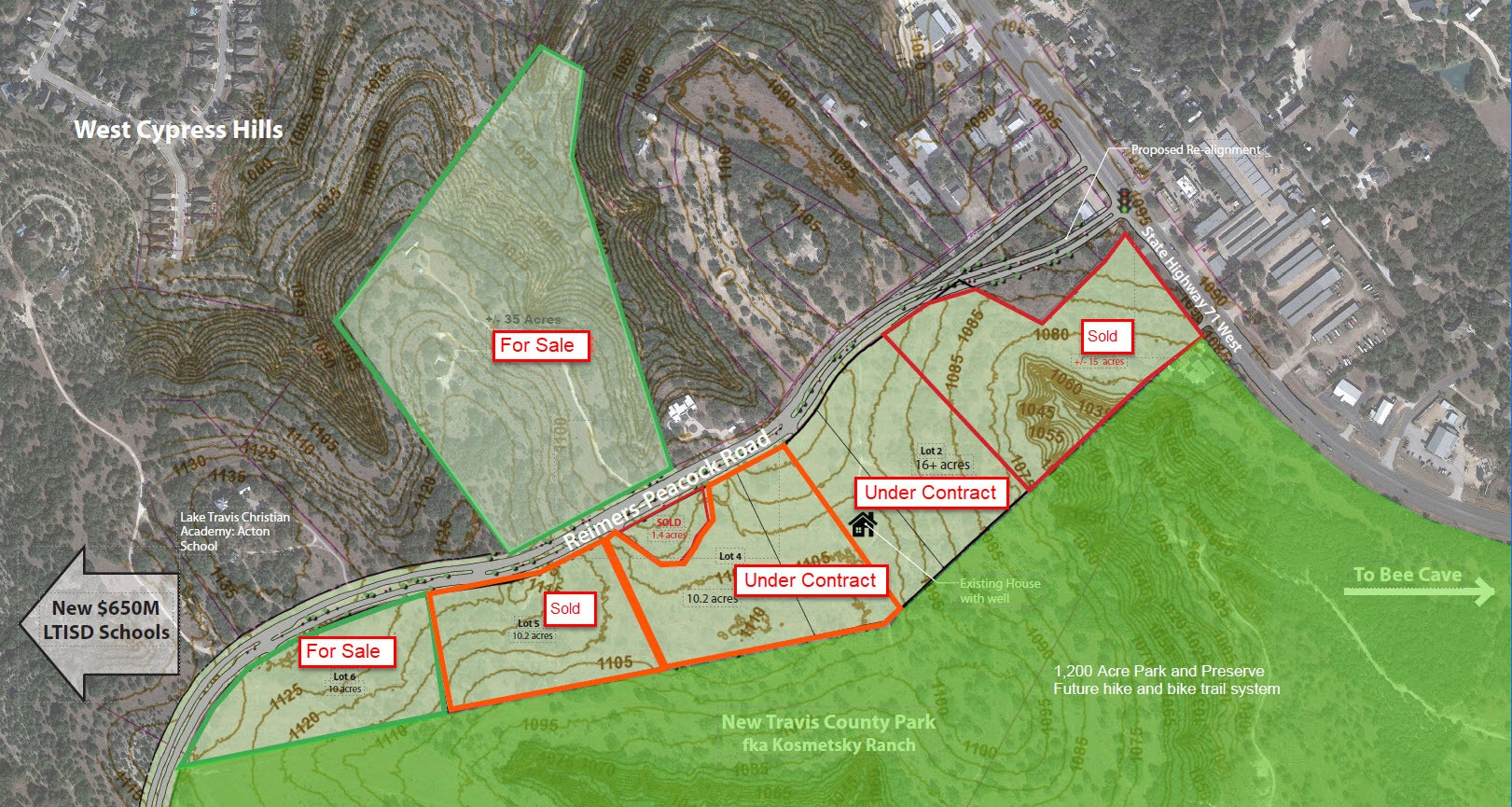 5408 Reimers Rd, Spicewood, TX for sale Plat Map- Image 1 of 4