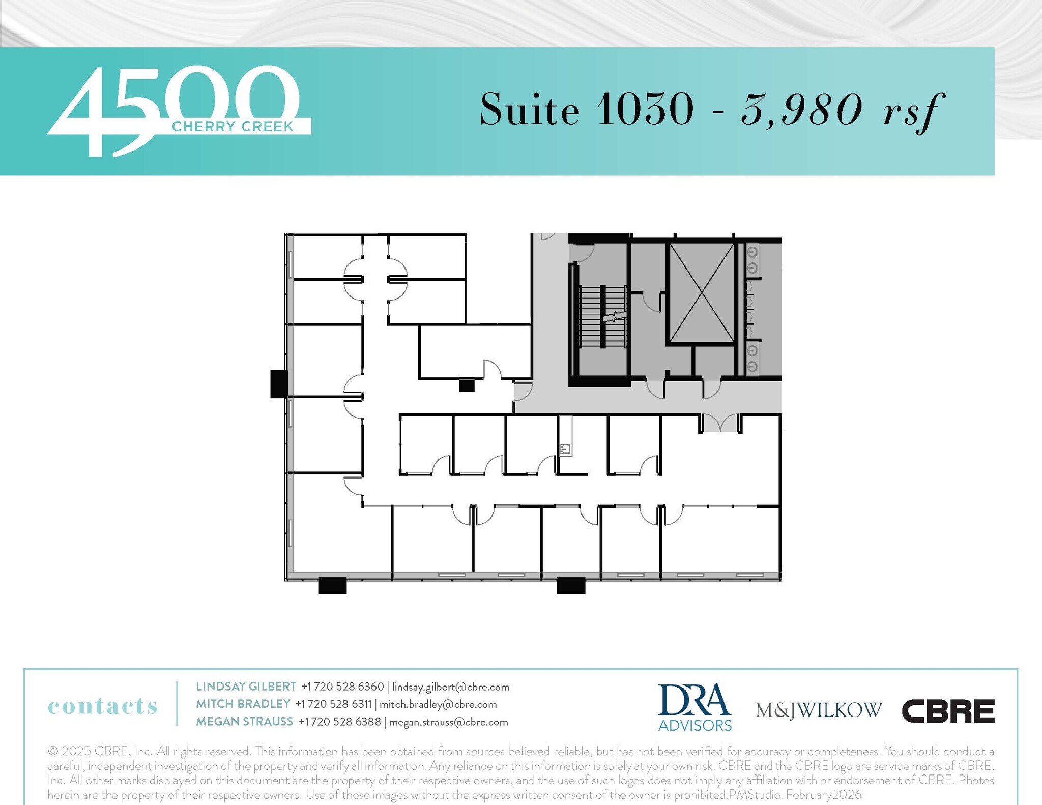 4500 S Cherry Creek Dr, Denver, CO for lease Floor Plan- Image 1 of 2