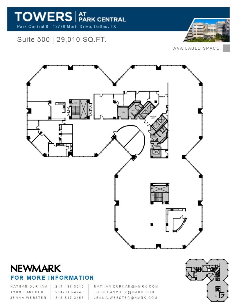 12750 Merit Dr, Dallas, TX for lease Floor Plan- Image 1 of 2