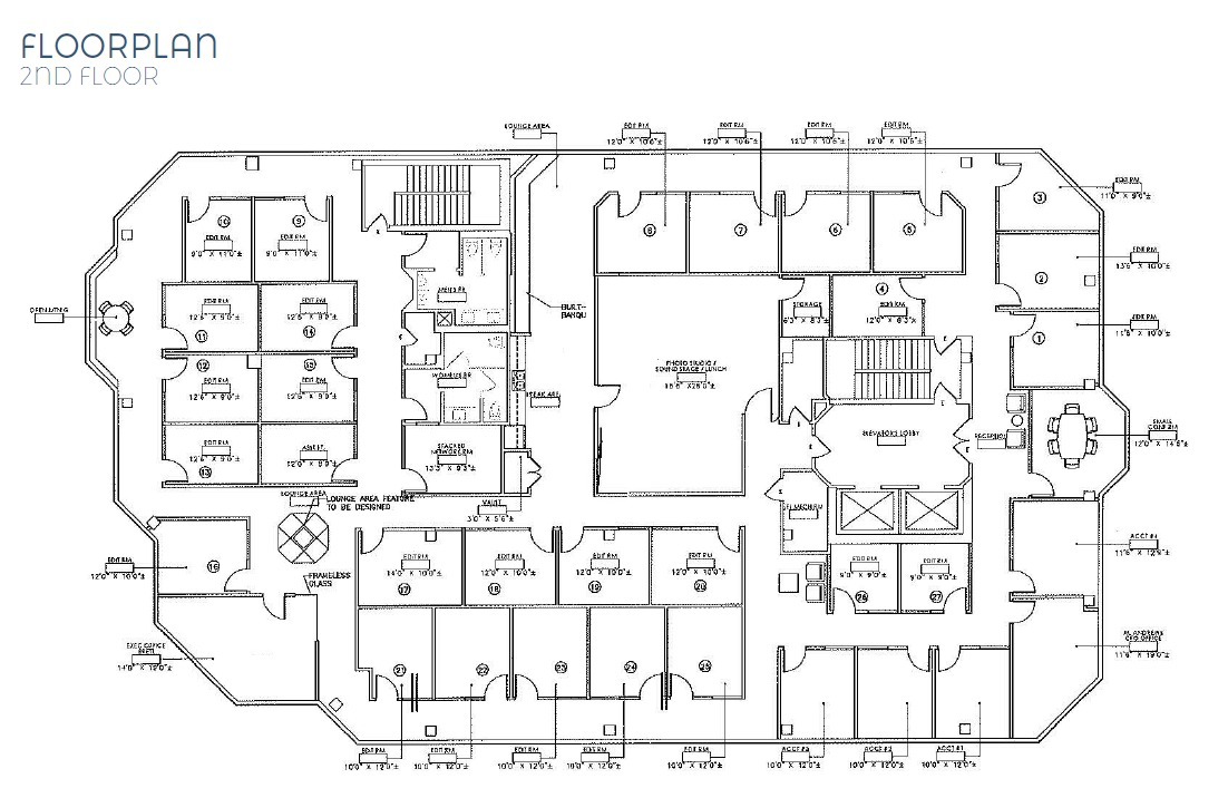 14455 Ventura Blvd, Sherman Oaks, CA for lease Floor Plan- Image 1 of 4