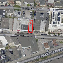 430 San Mateo Ave, San Bruno, CA - aerial  map view