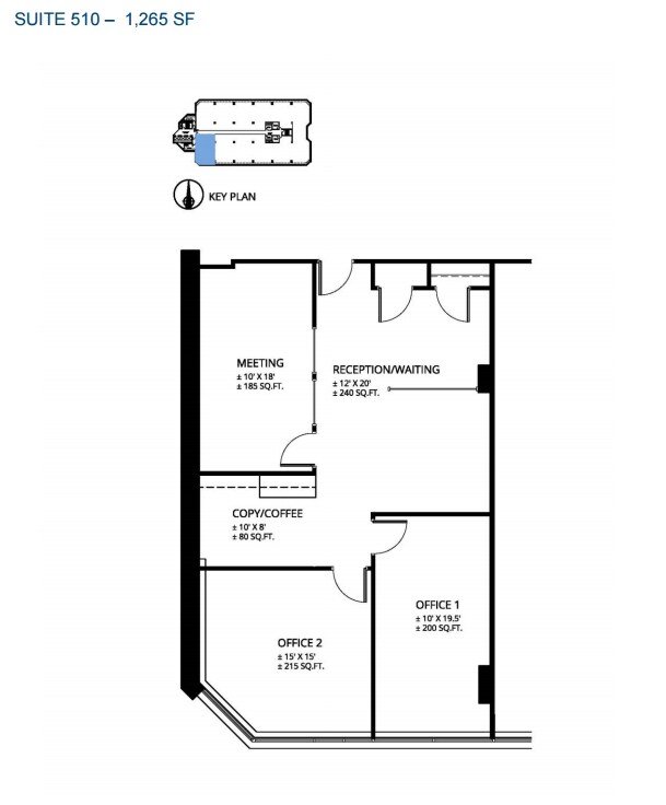 350 Sparks St, Ottawa, ON for lease Floor Plan- Image 1 of 1