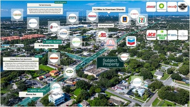 7403 Aloma Ave, Winter Park, FL - AERIAL  map view - Image1