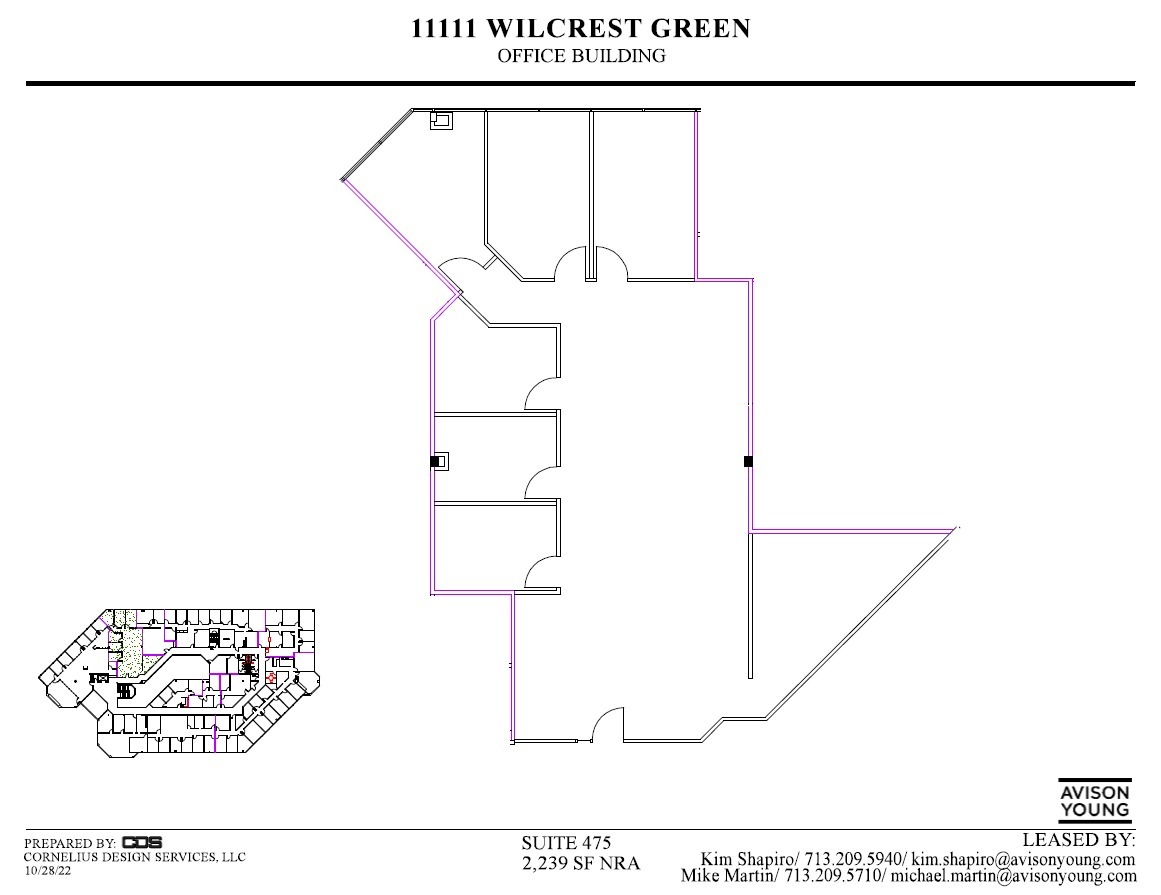 11111 Wilcrest Green Dr, Houston, TX for lease Floor Plan- Image 1 of 1